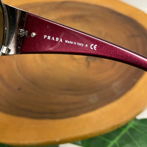 PRADA Mirror Tint Aviator Wide Frame Sunglasses  display picture 1